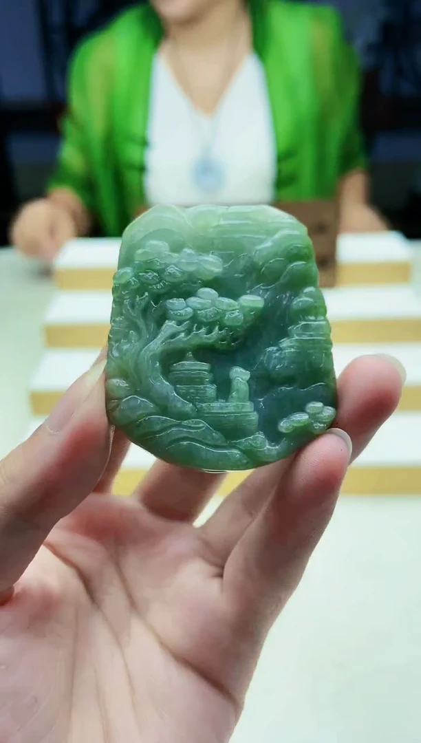颈饰未镶嵌翡翠09280007