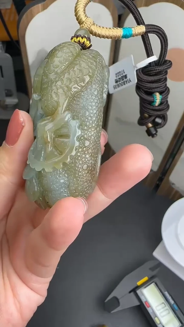 吊坠(不含链)未镶嵌和田玉JJD1206037多样性发一