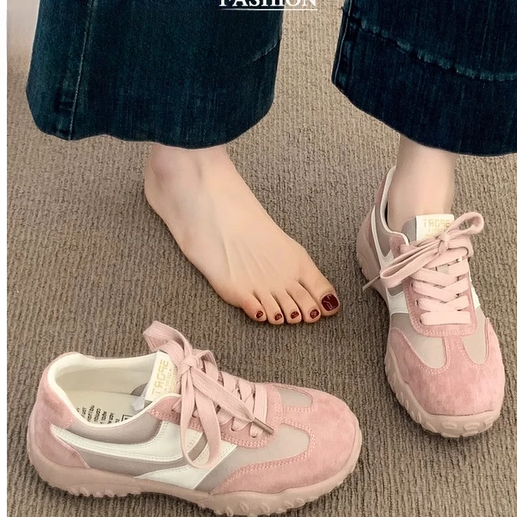 卓诗尼芙妮厚底老爹鞋新爆款春夏季阿甘德训鞋科二练车专用鞋