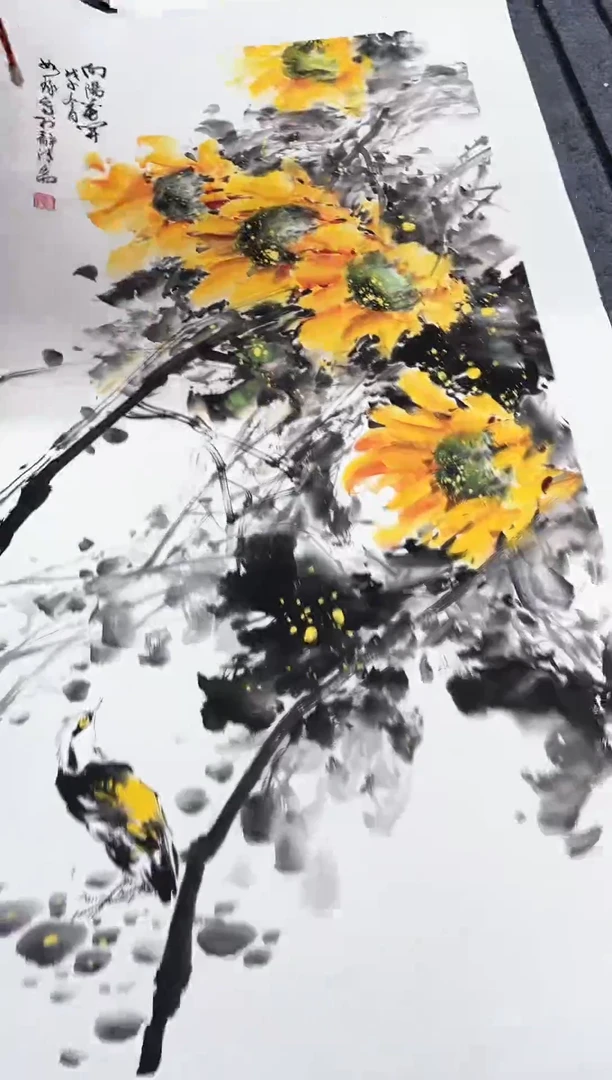 精品国画花鸟作品