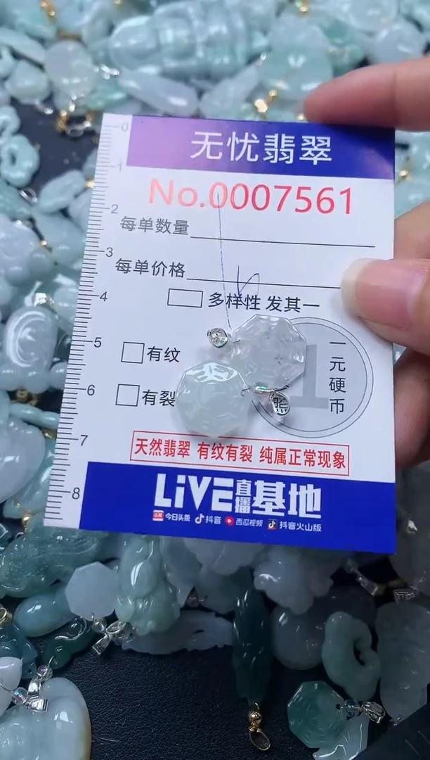 颈饰未镶嵌翡翠7561