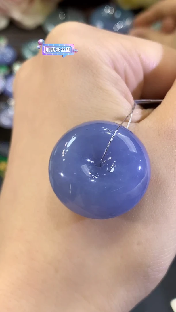 吊坠(不含链)未镶嵌翡翠B163紫货有色差