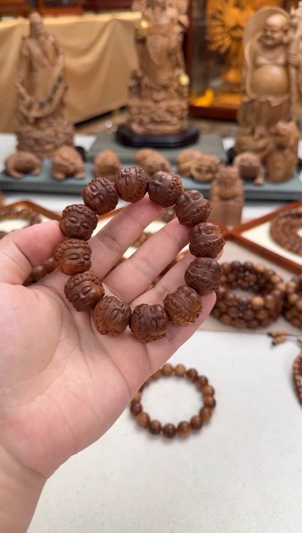 檀香木手串/手链2.0观音老山檀香横纹手串