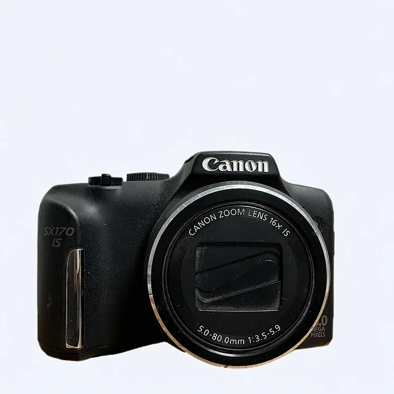 9新 Canon/佳能 三谷SX170IS黑色小长焦ccd拍照数码相机 配件齐全