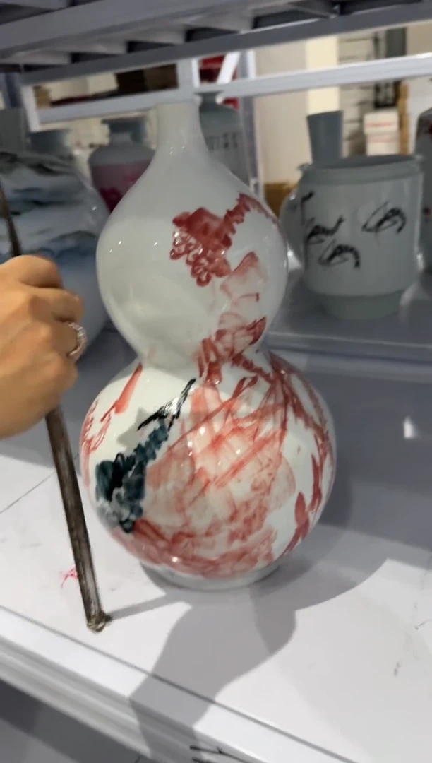 吴义松陶盟手工手绘陶瓷编码：