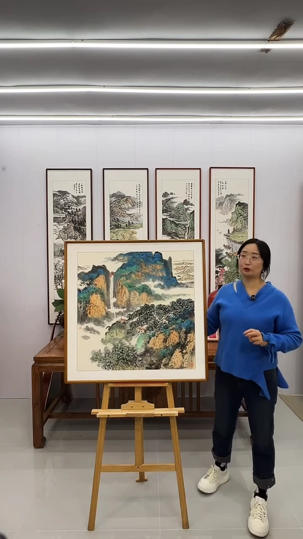 国画隗寿群 80*80 泰山