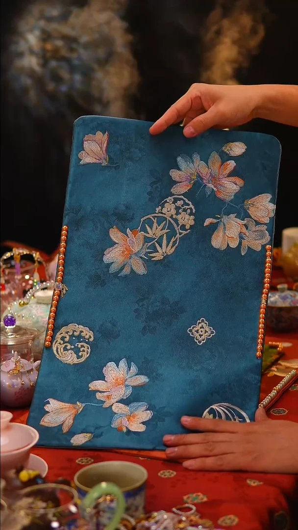 013茶席茶席50x30cm玉兰花