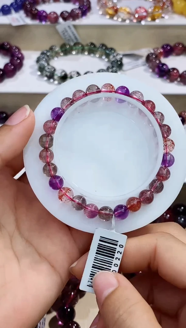 未镶嵌手串水晶彩超七7m+