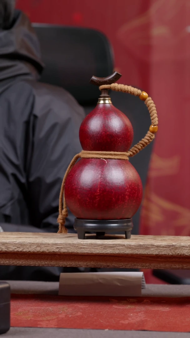 946微瑕尾货款大漆精品葫芦（介意勿拍）600ml