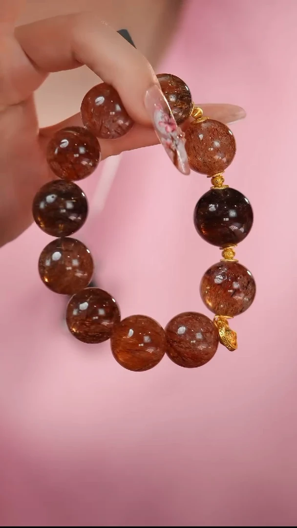 【闪购商品】水晶手串未镶嵌D2798S 黑金超手串