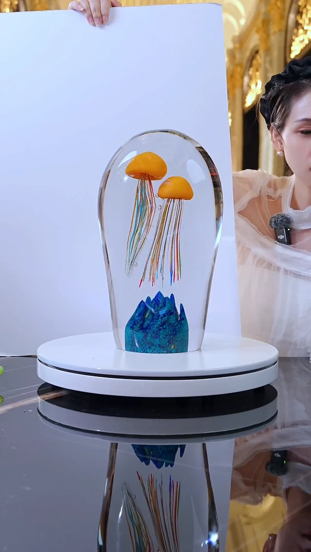 摆件JY0032水母艺术摆件