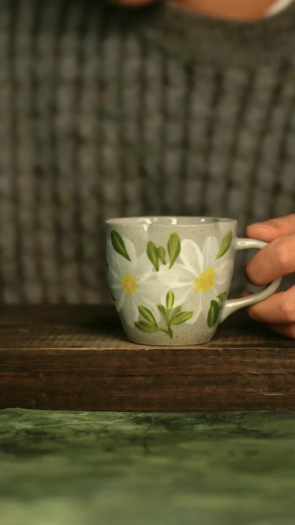 瓷器青诗集手工手绘瓷器