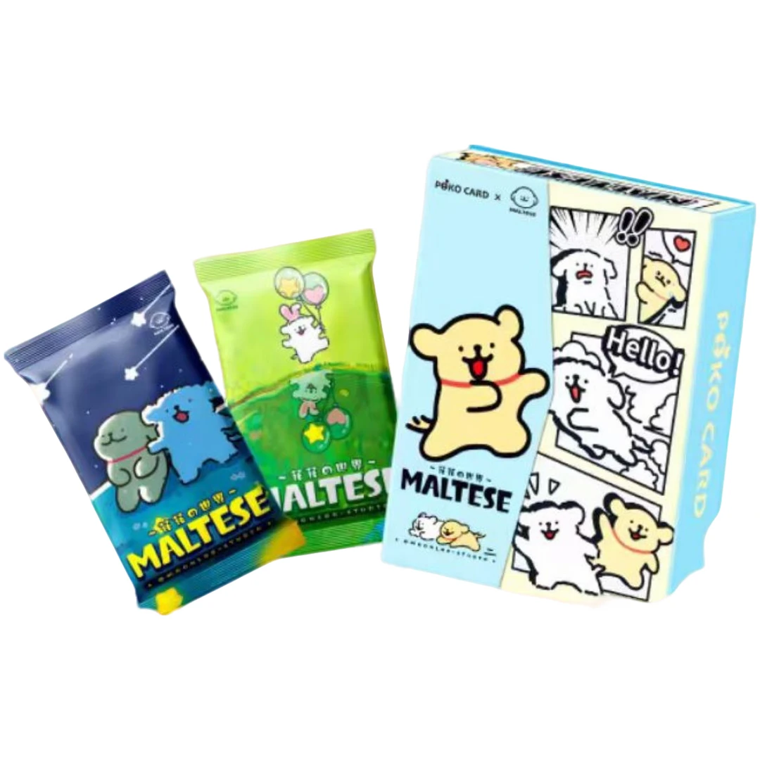 【五折】Poko Card线条小狗-花花的世界 收藏卡牌盲盒【默认代拆】