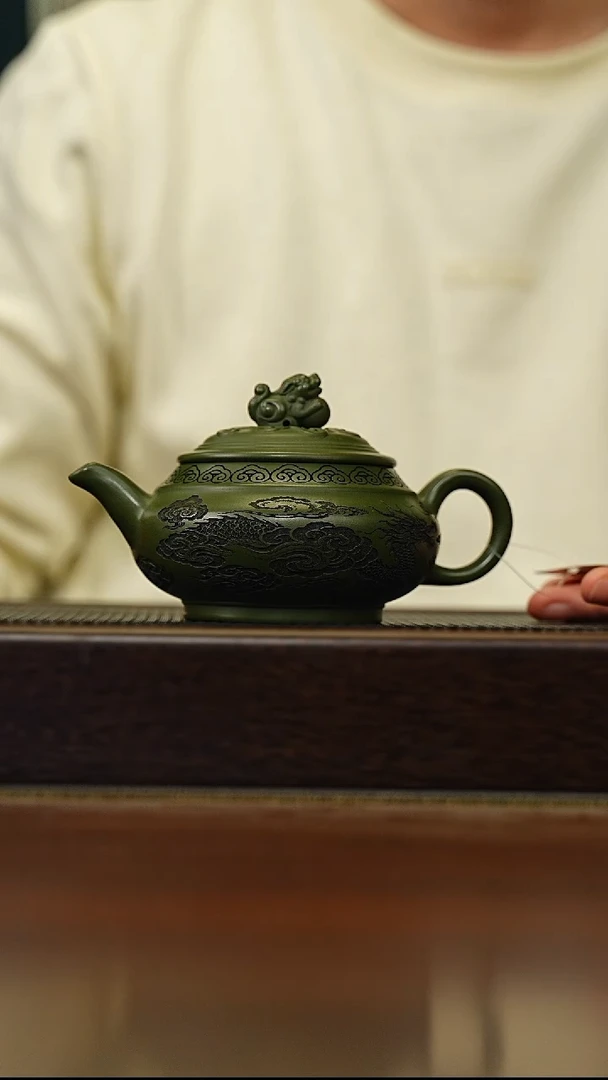 茶壶紫砂宜兴原矿 半手工 紫砂壶容量260CC