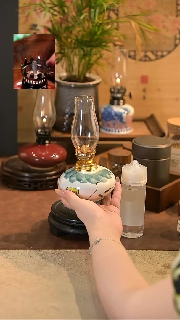 陶瓷景德镇陶瓷香薰灯摆件