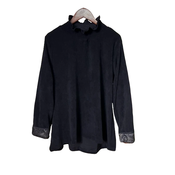 【佳佳】288不规则秋冬气质复古百搭加厚打底长袖上衣显瘦网红针织