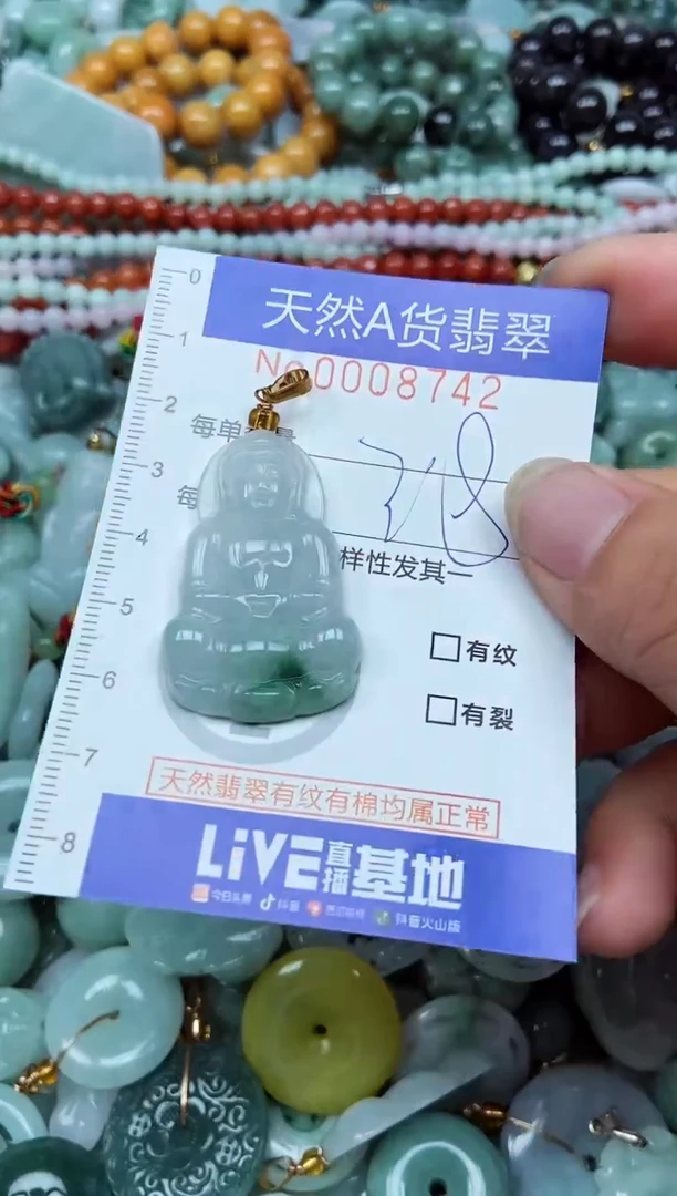 翡翠未镶嵌吊坠(不含链)翡翠