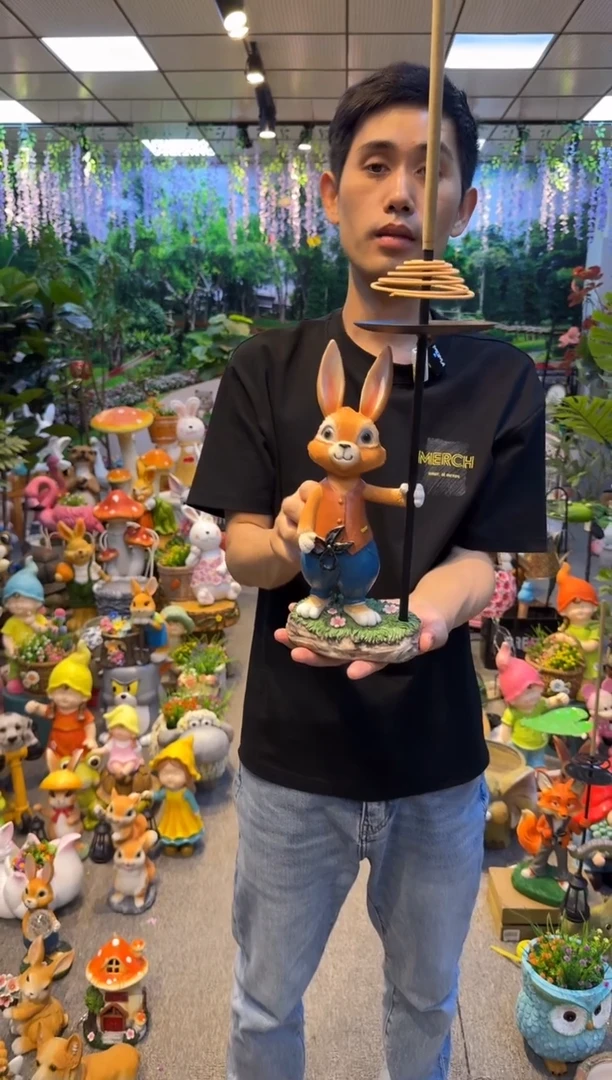 无花朵花园庭院摆件&00&