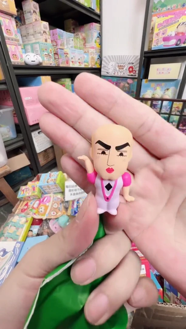 搪胶正版蜡笔小新大电影萌粒左护法