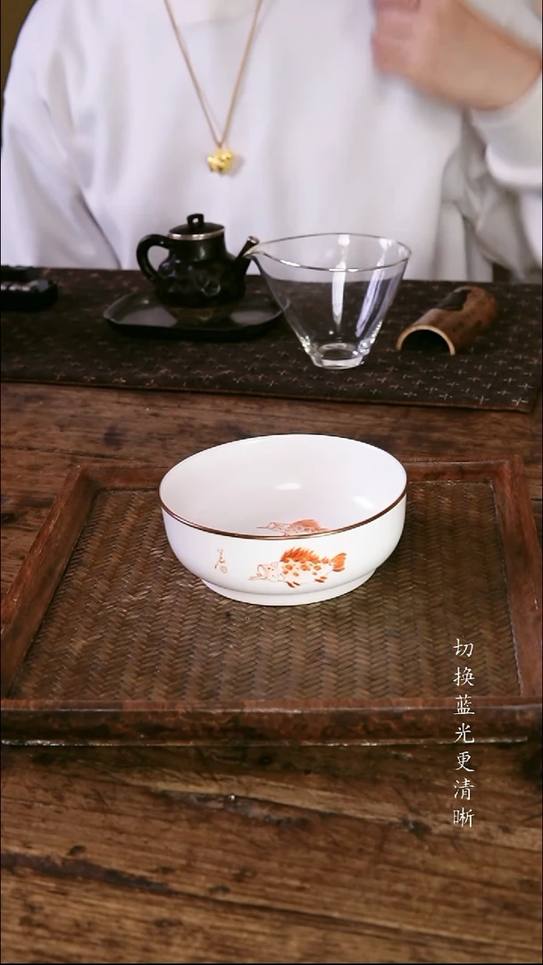 .包铜梵红小鱼壶承