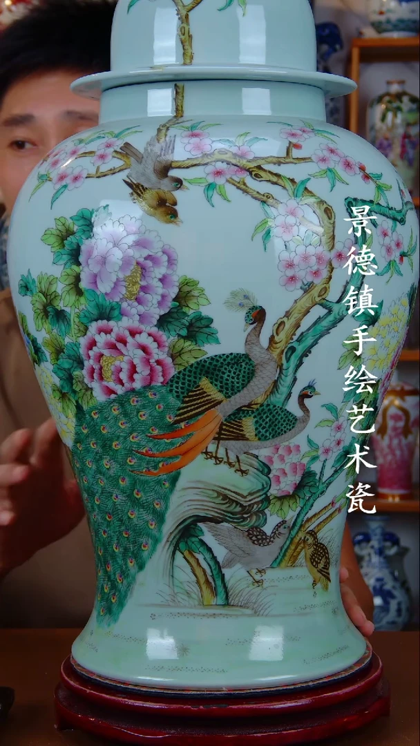 现代景德镇手工手绘陶瓷摆件82