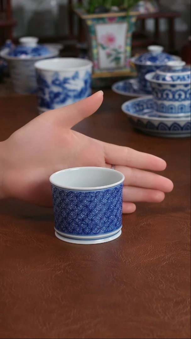 景德镇高端茶器墨奈手工手绘陶瓷茶具