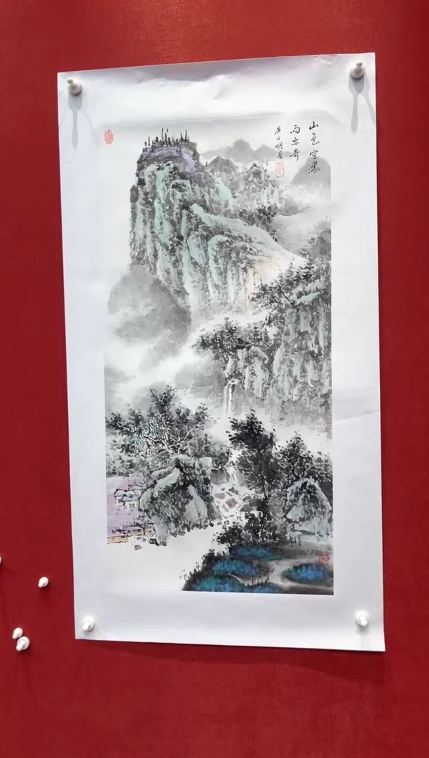 国画张印伟老师现场创作  64