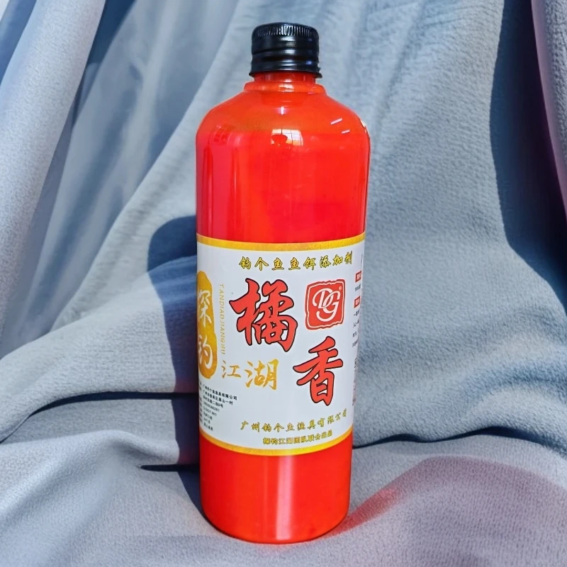 橘香桔香酱500ml钓个鱼罗非饵料基础系列高醇度添加剂持久