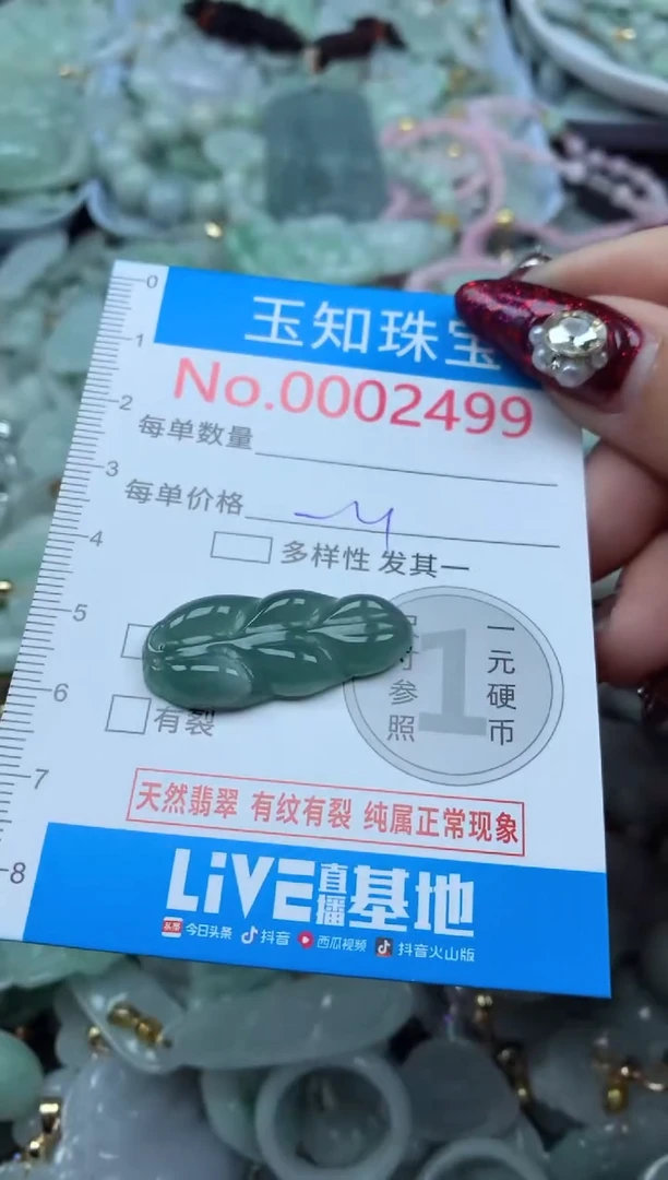 吊坠(不含链)未镶嵌翡翠2499