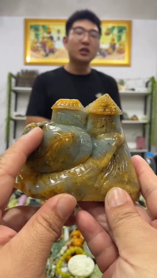未镶嵌岫玉摆件