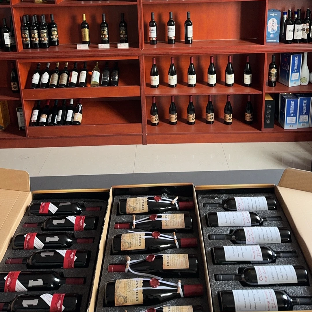 精品高档红酒庄园老藤+维斯特+1号田园佳酿干红葡萄酒