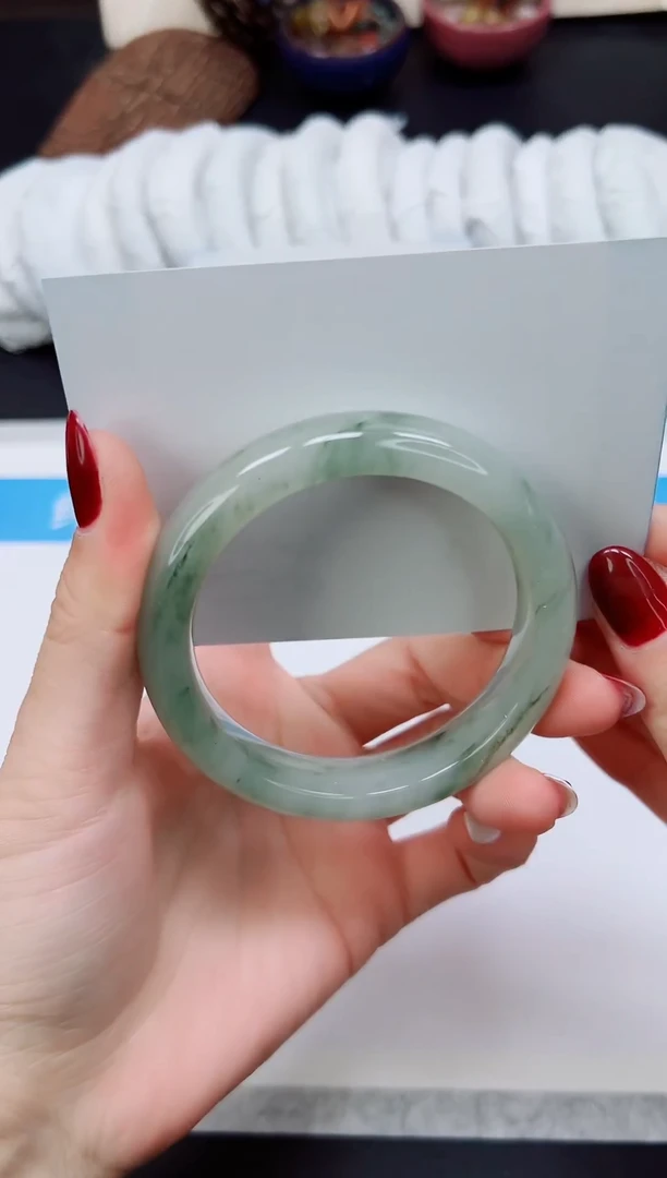 未镶嵌手镯石英质玉A11-55`56`57