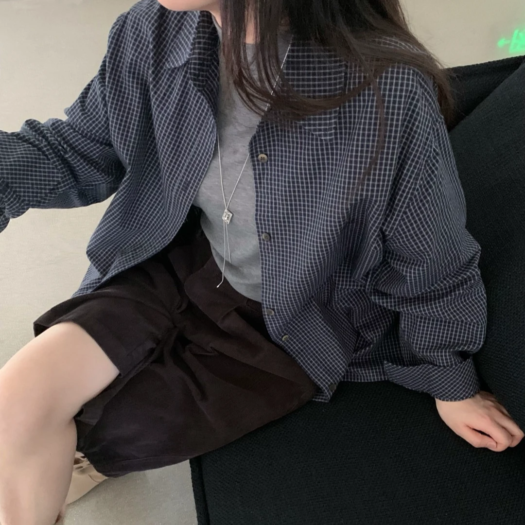 【婷婷家】不退换-欧货衬衣时尚休闲百搭打底夏季纯色