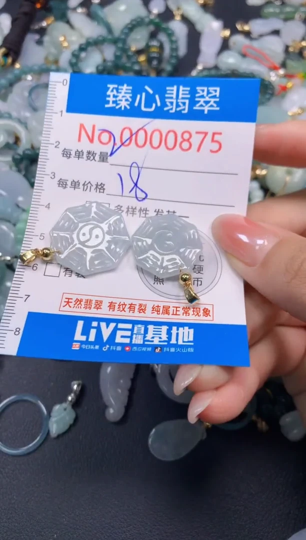 颈饰未镶嵌翡翠875