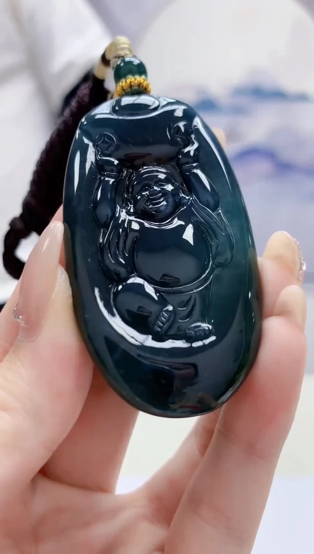 定制翡翠未镶嵌4898jw-毛货挂件134