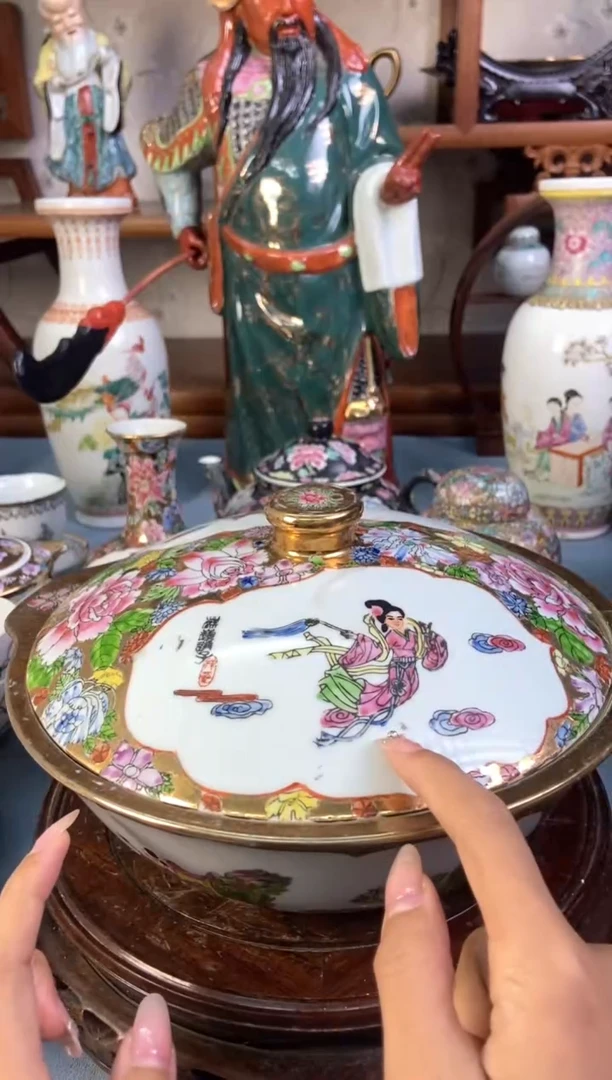 瓷片微瑕慎拍景德镇窑老厂瓷器单件