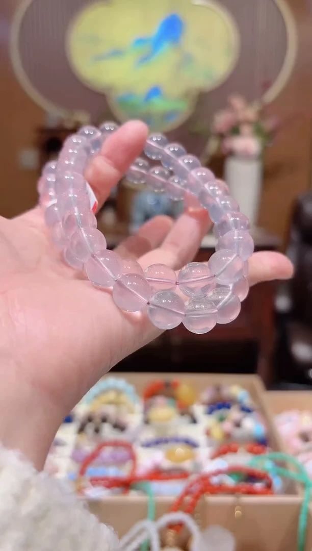 【闪购商品】水晶项链银S925镶嵌星光粉设计款