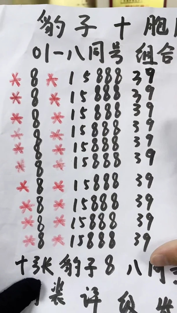 【发发十胞胎】01全部豹子888十胞胎！