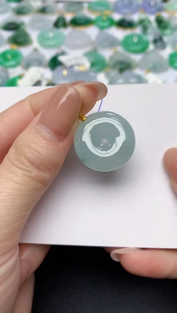 颈饰未镶嵌翡翠 天然缅甸A货翡翠百元以上9元证书费自理