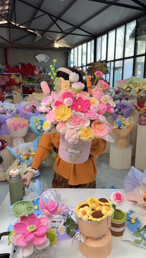 非遗手工花束，孤品清仓！！