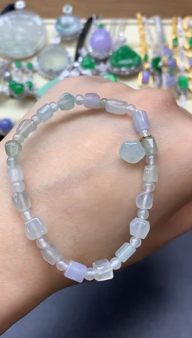 未镶嵌手链翡翠190-中国好珍宝