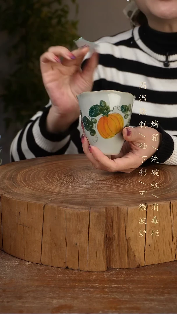 碗瓷景德镇手工手绘高温瓷釉下彩