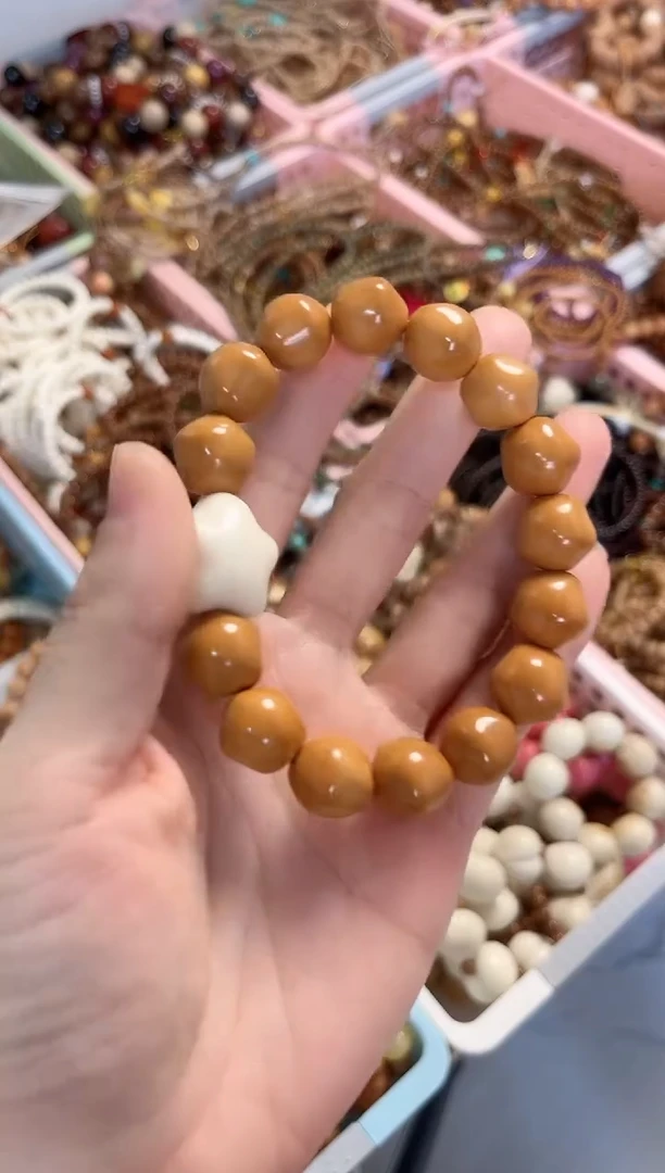 手串菩提根/象牙果猴头星星手串 14mm 全品