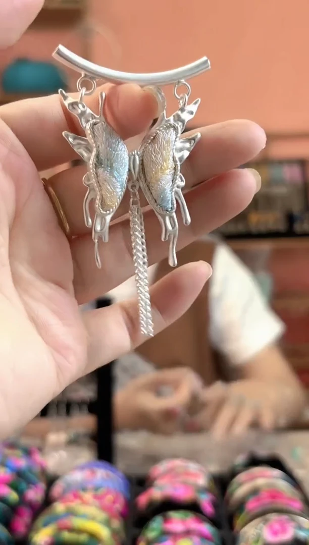 织绣艺枝独绣手工饰品79