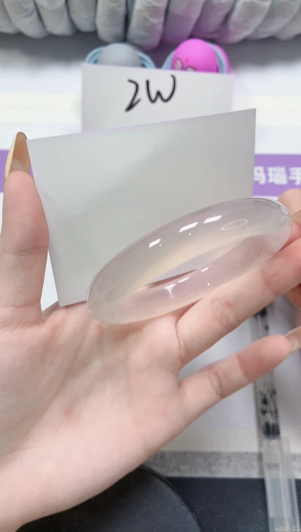 石英质玉手镯未镶嵌109-草花58.8