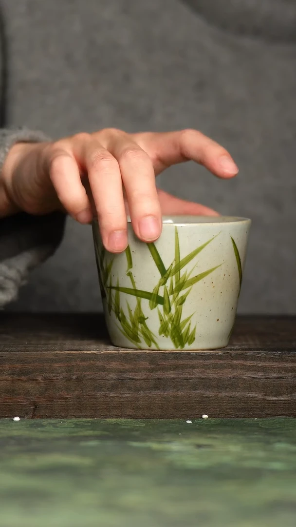 【闪购商品】杯青诗手工手绘瓷器