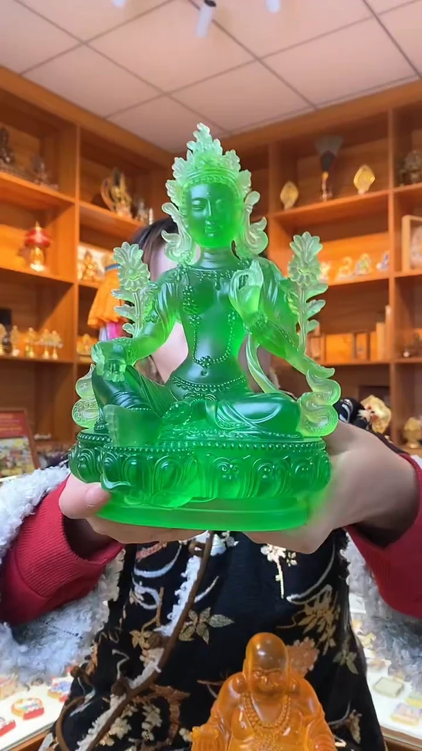 【闪购商品】泥塑绿妈妈-与实物略有差异介意者慎拍