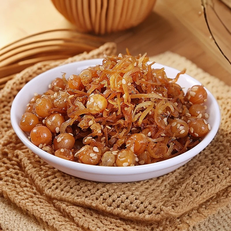 连云港特产芝麻辣椒酱丁香鱼220克香脆小鱼仔小鱼干零食下酒菜