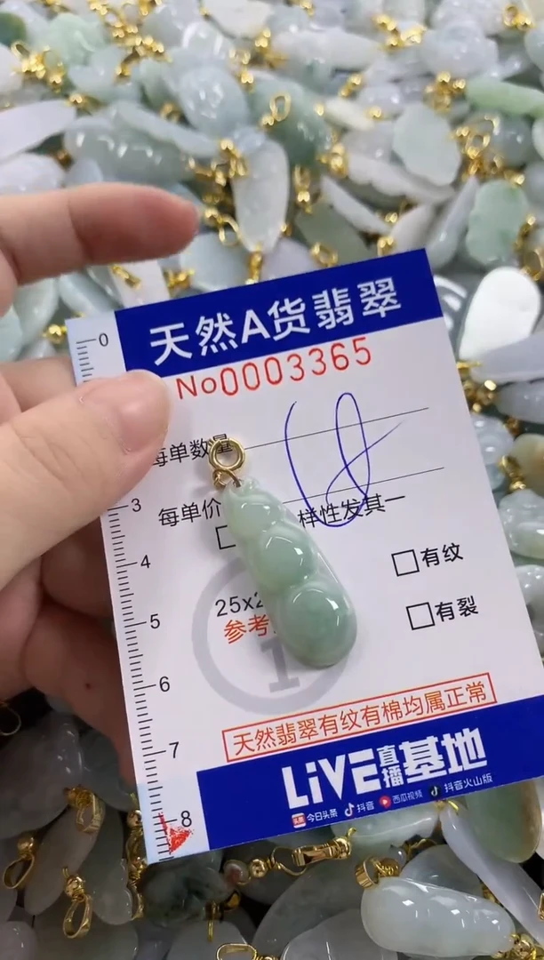 颈饰未镶嵌翡翠天然A货翡翠