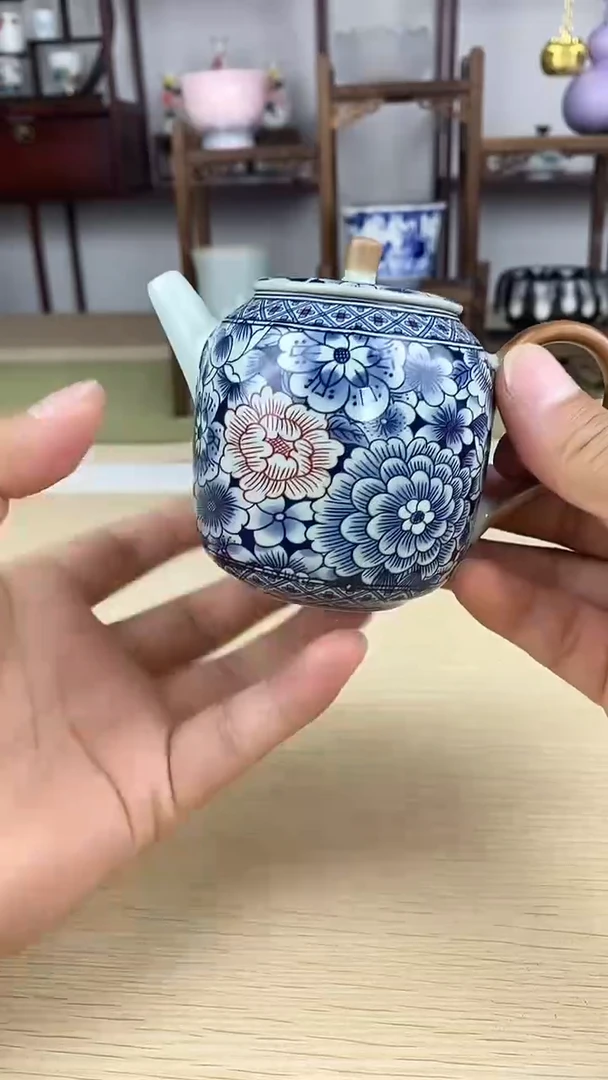 瓷片瓷心匠物直播间福利小泡壶